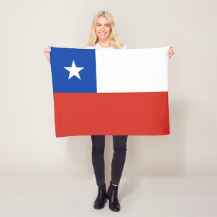 Couverture Polaire Drapeau du Chili