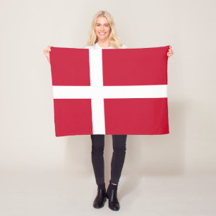 Couverture Polaire Drapeau du Danemark