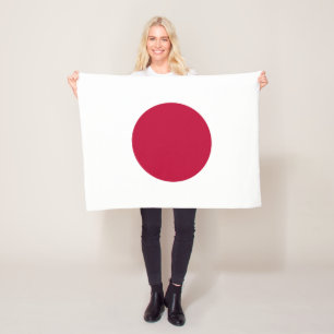 Couverture Polaire Drapeau du Japon