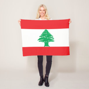 Couverture Polaire Drapeau du Liban