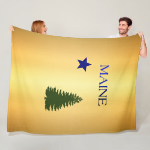 Couverture Polaire Drapeau du Maine 1901