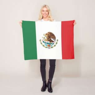 Couverture Polaire Drapeau du Mexique