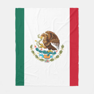 Couverture Polaire Drapeau du Mexique