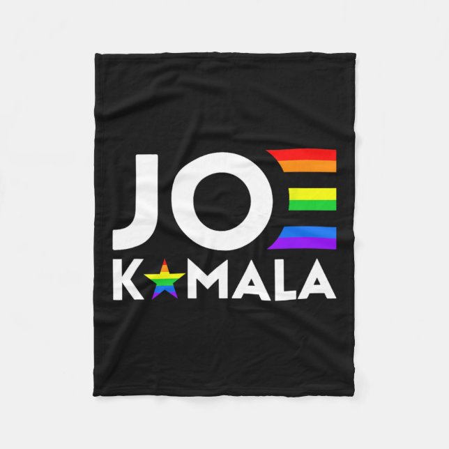 Couverture Polaire Drapeau Gay pride Kamala Biden Harris 2020 Lgbt De (Devant)