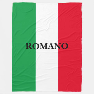 Couverture Polaire Drapeau italien de l'Italie coutume grande polaire