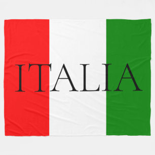 Couverture Polaire Drapeau italien grande ITALIE
