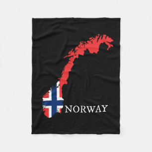Couverture Polaire Drapeau Norvège - Norvège
