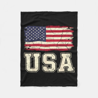 Couverture Polaire Drapeau patriotique américain drapeau américain Ét