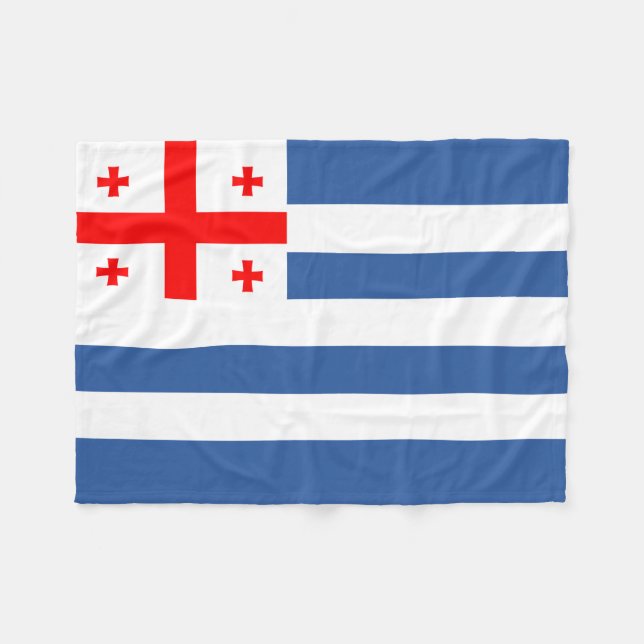 Couverture Polaire Drapeau patriotique d'Adjara (Devant (Horizontal))