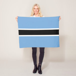 Couverture Polaire Drapeau patriotique du Botswana