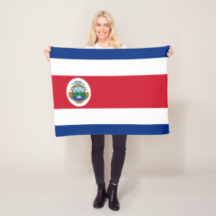 Couverture Polaire Drapeau patriotique du Costa Rica
