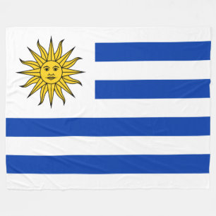 Couverture Polaire Drapeau uruguayen Banda Oriental