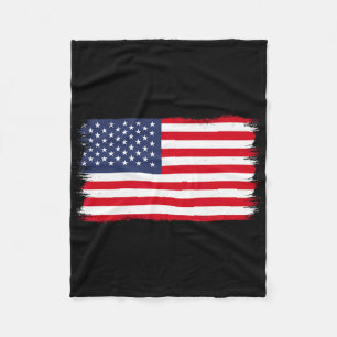 Couverture Polaire Drapeau Usa