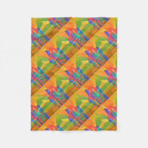 Couverture Polaire Dreamboat Un Câble Cubiste Aux Couleurs Primaires