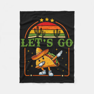 Couverture Polaire Drôle 4 juillet Patriotic Dabbing Taco Meme Let'