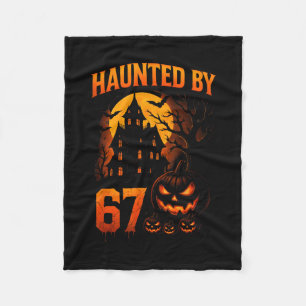 Couverture Polaire Drôle 67 Mème Halloween Hanté Effrayant Six Sept P