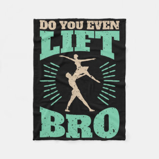 Couverture Polaire Drôle Aimeriez-Vous Même Soulever Bro Cool Dancin