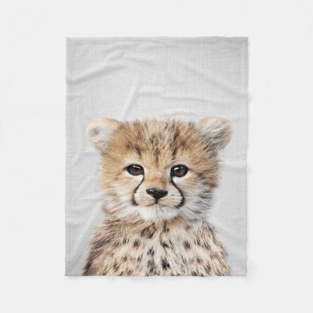 Couverture Polaire Drôle bébé Cheetah Cadeaux Amateurs | Amateurs de  (Devant)
