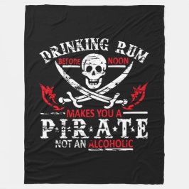 Couverture Polaire Drôle cadeau de pirate