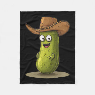 Couverture Polaire Drôle Ckle En Costume Casquette Cowboy Pour Garçon