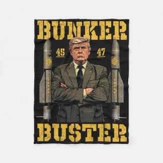 Couverture Polaire Drôle de Bunker Buster Trump