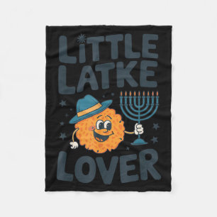 Couverture Polaire Drôle de Hanukkah Petit Latke Famille Juive Enfant