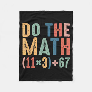 Couverture Polaire Drôle équation mathématique scolaire 100 jours Fai