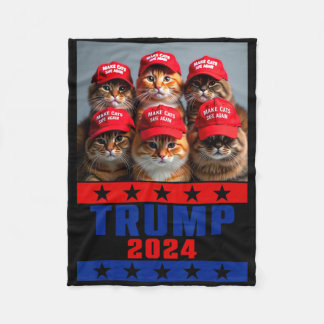Couverture Polaire Drôle Faire Chats Sauver Encore Trump Usa Présiden