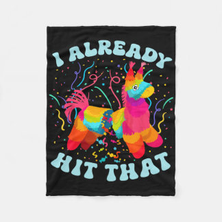 Couverture Polaire Drôle, j'ai déjà frappé cette pinata Mexique Cinco