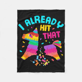 Couverture Polaire Drôle, j'ai déjà frappé cette pinata Mexique Cinco