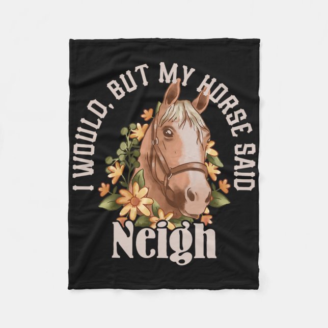 Couverture Polaire Drôle "je voudrais (Devant)