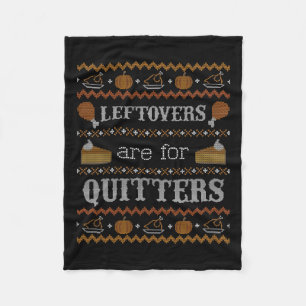 Couverture Polaire Drôle Mauvais Thanksgiving Sweater Leftovers Pour