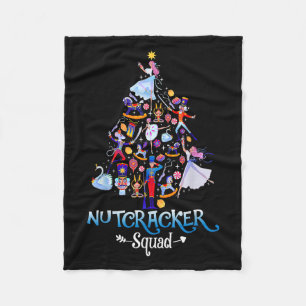 Couverture Polaire Drôle Noël Nutcracker Squad Ballet Danse Enfants