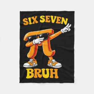 Couverture Polaire Drôle Pi Day Six Seven Bruh 6 7 Math Meme Enfants