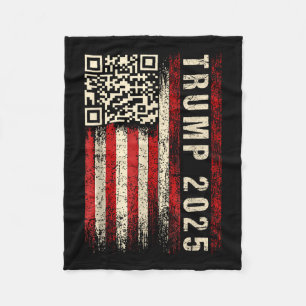 Couverture Polaire Drôle Qr Donald Trump Dancing 47_45 Code Vidéo