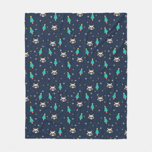 Couverture Polaire Drôle Raccoon Lover Cadeau (Devant)
