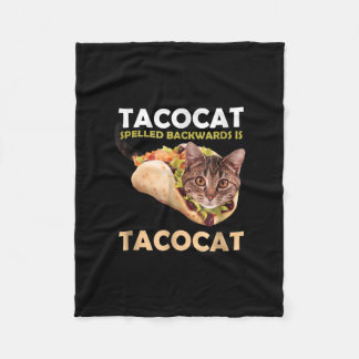 Couverture Polaire Drôle Tacocat Tacocat Taco Cat épinglé en arrière