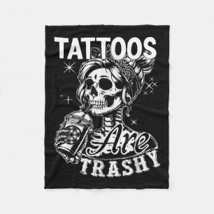 Couverture Polaire Drôle Tatouage En Encre Citation Tatouages Sont De