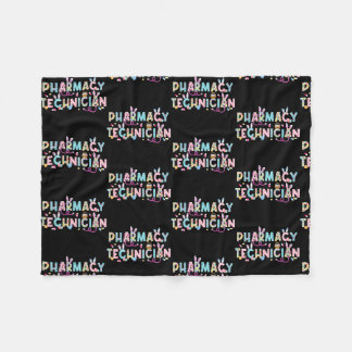 Couverture Polaire Drôle Technicien en pharmacie Bunny Pharmacien Hap