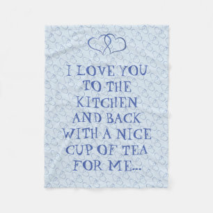 Couverture Polaire Drôle Thé Vous Aime À La Cuisine Homme Homme