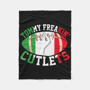 Couverture Polaire Drôle Tommy Freakin' Cutlets New Jersey Drapeau It