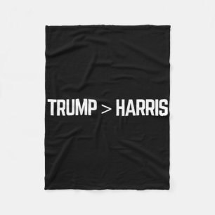 Couverture Polaire Drôle Trump Est Supérieur À Harris Votez Républica