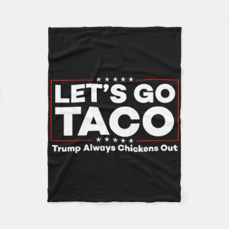 Couverture Polaire Drôle Trump Taco Plaisanter Anti Trump Protest Tee