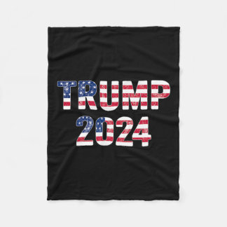 Couverture Polaire Drôle Vintage Trump 2024 Cadeau électoral Hommes F