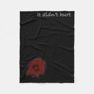 Couverture Polaire Drôle Zombie Bite Halloween Bitten Blessures Homme