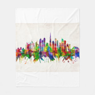 Couverture Polaire Dubaï United Arab Emirat Skyline