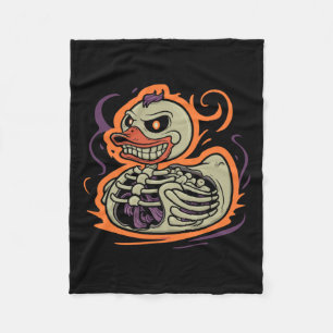 Couverture Polaire Duck Skeleton Rubber Duckie Costume Party