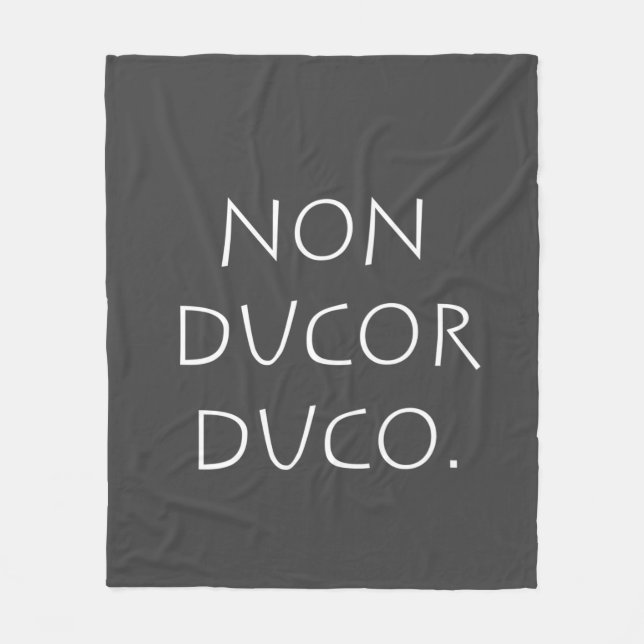 Couverture Polaire duco non ducor (Devant)