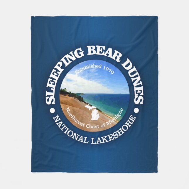 Couverture Polaire Dunes Des Ours Qui Dormissent (Devant)