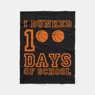 Couverture Polaire Dunked 100 Jours D'École 100E Jour D'École Étudié